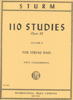 Sturm, 110 Studies,Volume 2, String Bass (Zimmerman)