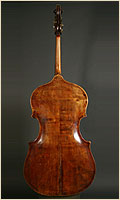 English double bass back