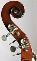 golia upright bass scroll