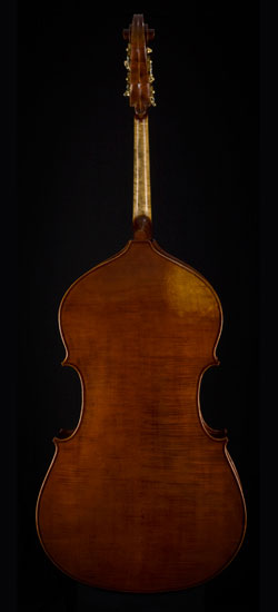 G.B. Rogeri upright bass back