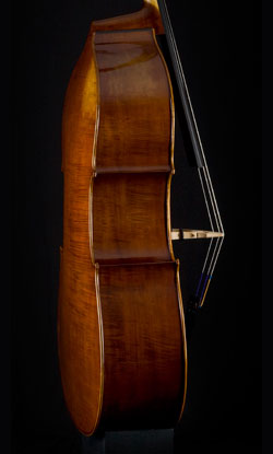G.B. Rogeri upright bass side