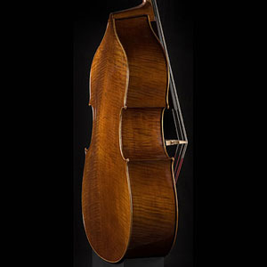 Wan-Bernadel upright bass, side view
