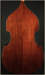 Emile Gillet upright bass back view