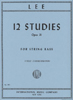 Lee, 12 Studies, Op.31 for String Bass (Zimmerman)