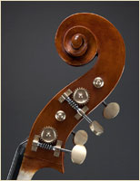 Paul Bryant English Double Bass Scroll