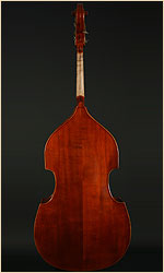 Emile Gillet upright bass, back