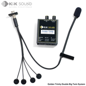 K&K Golden Trinity: Golden Bullet  Microphone + Double Big Twin Pickup